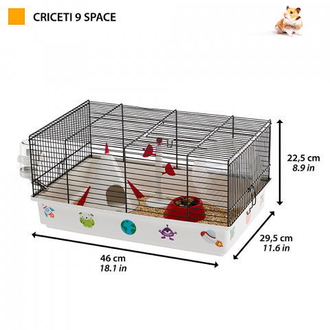 FERPLAST Criceti 9 Kosmos - klatka dla chomika - Galeria zdjęcie 3