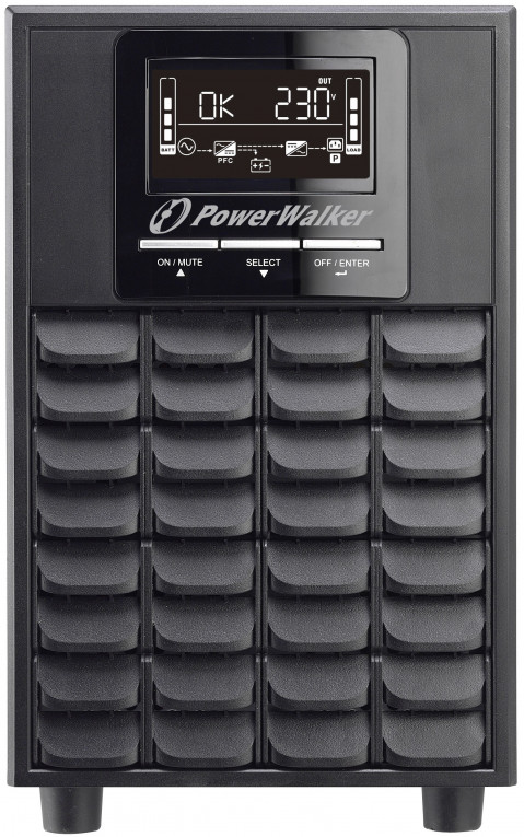 POWER WALKER UPS ON-LINE 1/1 FAZY 1500VA CG PF1 - Galeria zdjęcie 4