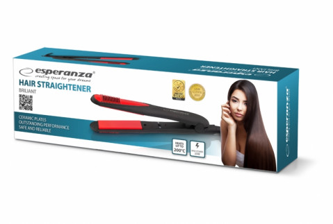 Prostownica Esperanza BRILLIANT EBP004 (35W czarny/czerwony) - Galeria zdjęcie 3