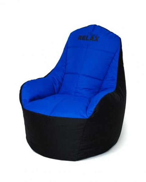Pufa worek sako BOSS czarny-niebieski XXL 140x90 - Galeria zdjęcie 1