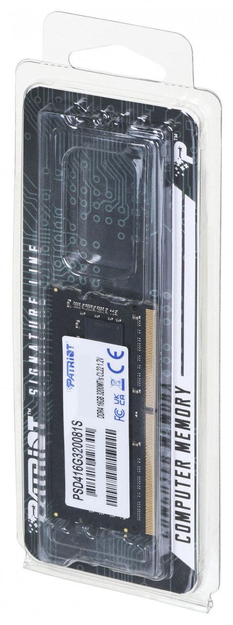 PATRIOT DDR4 16GB SIGNATURE 3200 MHz CL22 SO-DIMM - Galeria zdjęcie 3