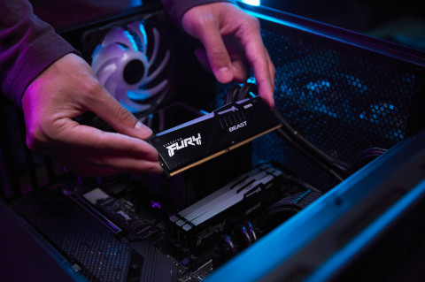 KINGSTON DDR5 32GB 6000MT/s CL30 DIMM (Kit of 2) FURY Beast RGB XMP - Galeria zdjęcie 17