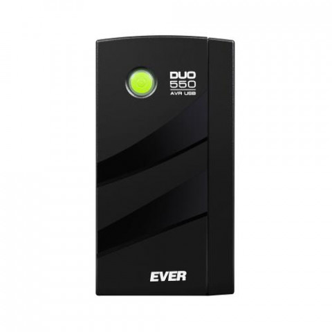 Zasilacz UPS EVER DUO 550 AVR USB (TWR; 550VA) (T/DAVRTO-000K55/00) - Galeria zdjęcie 2