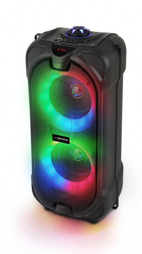 ESPERANZA GŁOŚNIK BT FM LED RGB RYTHM EP157 - Galeria zdjęcie 1