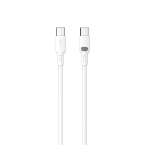 Kabel Havit Typ C CB6279 1.0m (biały) - Galeria zdjęcie 1