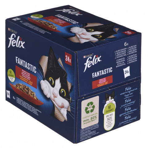 PURINA Felix Fantastic: wiejskie smaki - karma dla kota - 24 x 85g - Galeria zdjęcie 1