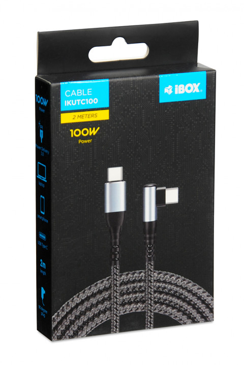 IBOX KABEL IKUTC100 USB-C PD100W 2M - Galeria zdjęcie 5