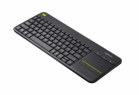 Klawiatura Logitech K400 plus bezprzewodowa, czarna - Galeria zdjęcie 3