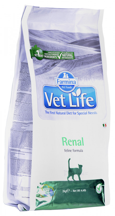 FARMINA Vet Life Renal Feline - sucha karma dla kota - 2kg - Galeria zdjęcie 1