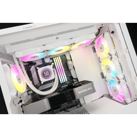 Corsair iCUE H150i ELITE LCD XT White - Galeria zdjęcie 7
