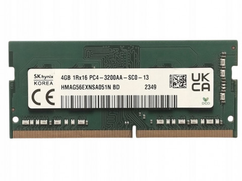 Pamięć RAM 4GB Hynix SO-DIMM DDR4 3200MHz PC4-3200A - Galeria zdjęcie 1