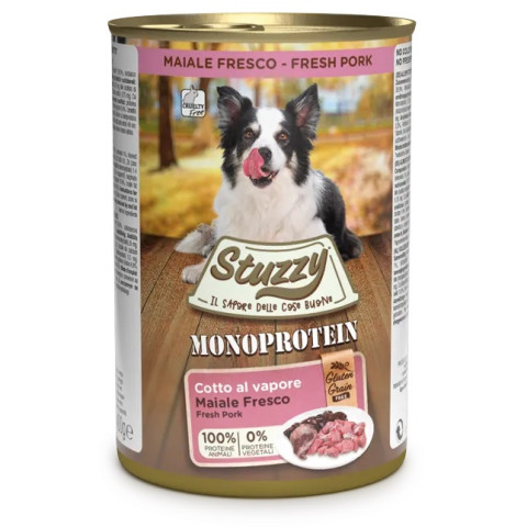 STUZZY Monoprotein Wieprzowina - mokra karma dla psa - 400g - Galeria zdjęcie 1