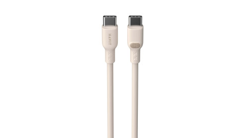 Kabel Havit Typ C CB6284 2.0m (beżowy) - Galeria zdjęcie 3
