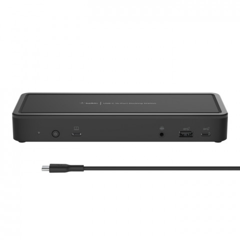Stacja dokująca + zasilacz Belkin 14-Port USB-C Docking Station 135W PSU 2xHDMI/2XDisplayPort/5xUSB-A/3xUSB-C/1xRJ45 Gigabit/1xAudio - Galeria zdjęcie 4