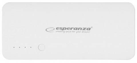 ESPERANZA POWER BANK RADIUM 8000mAh BIAŁO/SZARY EMP106WE - Galeria zdjęcie 3