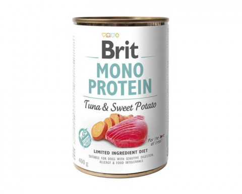 BRIT MONO PROTEIN - Tuńczyk ze słodkimi ziemniakami - 400 g.jpg