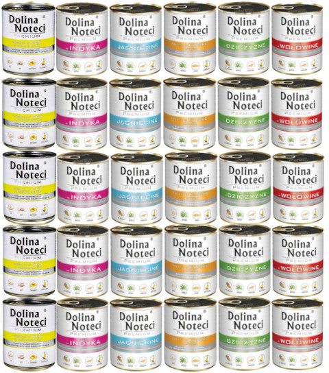 DOLINA NOTECI Premium MIX 6 SMAKÓW - mokra karma dla psa - 30x800g - Galeria zdjęcie 1