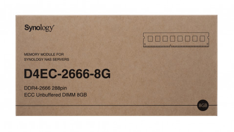 Synology 8GB DDR4 ECC Unbuffered DIMM (SA3400D, SA3200D, UC3400, UC3200, RS3621xs+, RS3621RPxs, RS2821RP+, RS2421RP+, RS2421+, RS1619xs+, RS3618xs) D4EC-2666-8G - Galeria zdjęcie 3