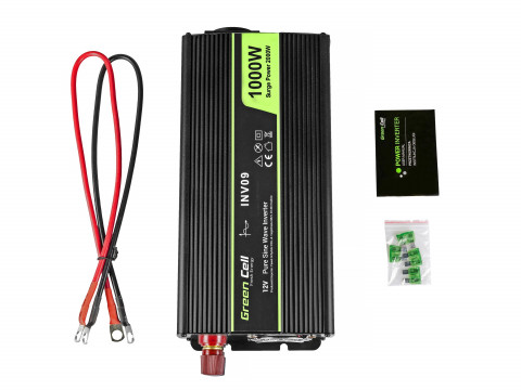 GREEN CELL PRZETWORNICA INV09 12V-230V 1000W/2000W - Galeria zdjęcie 5