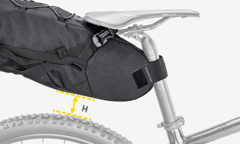Torba rowerowa podsiodłowa TOPEAK BACKLOADER black (15 litrów) - Galeria zdjęcie 4