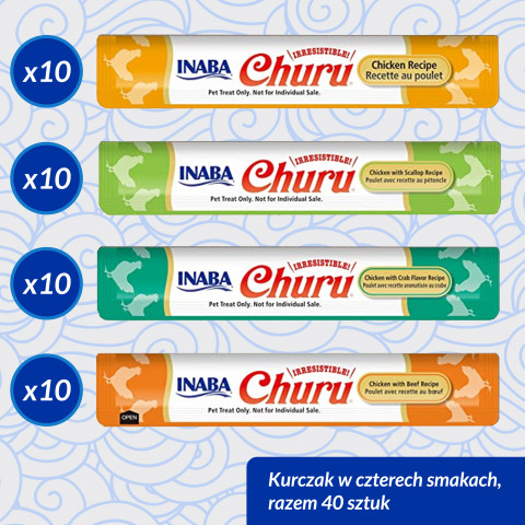 INABA Churu Variety box Kurczak - przysmak dla kota - 40x14 g - Galeria zdjęcie 5