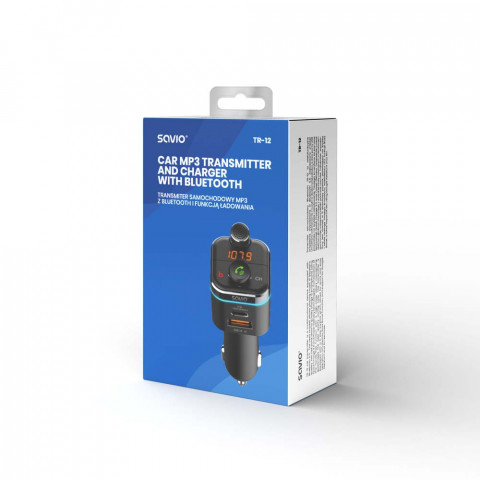 SAVIO TRANSMITER FM BLUETOOTH TR-12 - Galeria zdjęcie 3