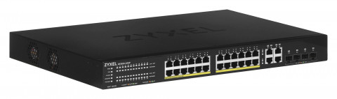 Switch Zyxel GS1920-24HP 28p PoE (PoE+: 24;) 375W Managed Gigabit - Galeria zdjęcie 1