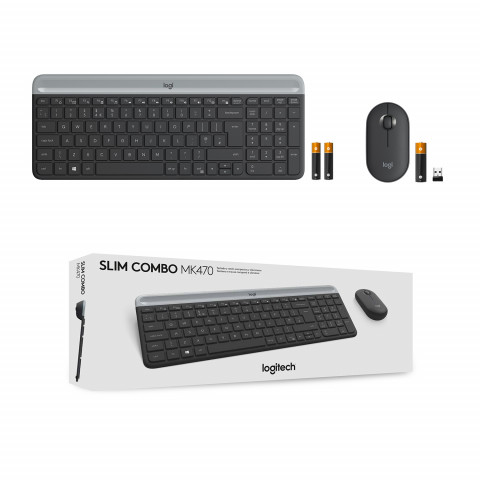 Wireless Keyboard and Mouse Combo MK470 GRAPHITE - Galeria zdjęcie 9