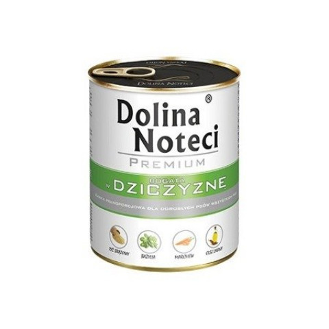 DOLINA NOTECI Premium bogata w dziczyznę - mokra karma dla psa - 24x800g - Galeria zdjęcie 2