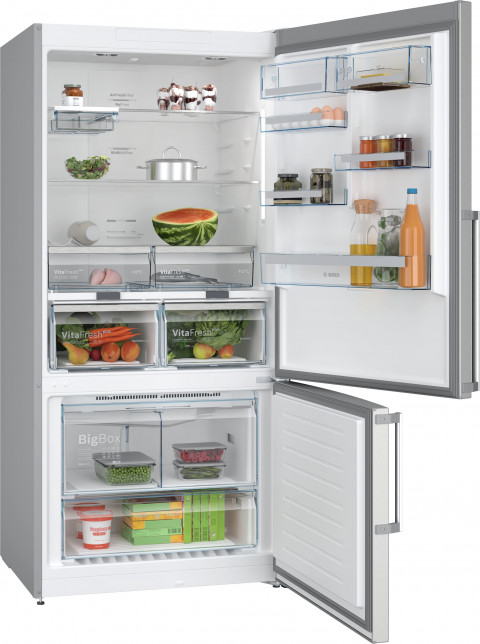 Lodówka BOSCH Serie 6 KGN 86AIDR No Frost MultiAirflow 186cm - Galeria zdjęcie 2