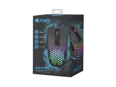 FURY MYSZ DLA GRACZY BATTLER 6400DPI PODŚWIETLENIE - Galeria zdjęcie 6