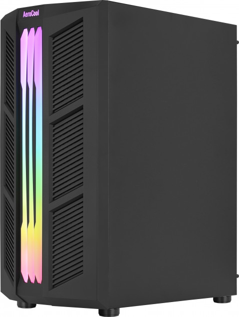 OBUDOWA AEROCOOL PGS PRIME-G-BK-v1 RGB czarna - Galeria zdjęcie 3