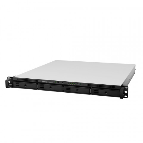 NAS Synology RS1619xs+; 1U RACK; 4x (3.5" SATA HDD/2.5" SATA HDD); Intel Xeon D-1527; 8 GB DDR4 ECC UDIMM (max. 64GB), 4x 1GbE RJ-45 - Galeria zdjęcie 2