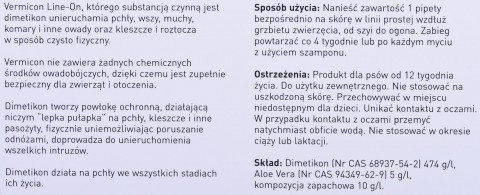 BEAPHAR VERMIcon Line-on Dog M - krople przeciw pasożytom dla psa - 3x3 ml - Galeria zdjęcie 3