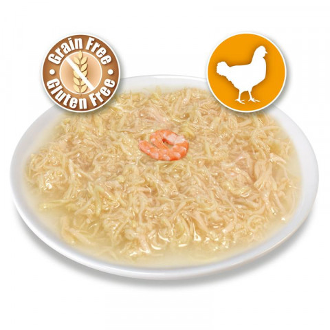 ARQUIVET Kurczak w sosie z krewetkami - mokra karma dla kota - 80g - Galeria zdjęcie 2