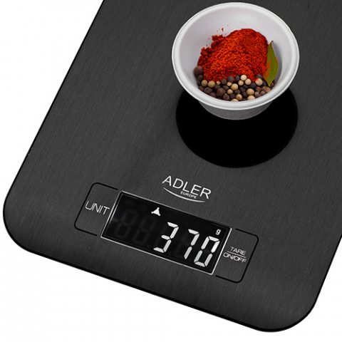 Waga kuchenna ADLER AD 3183b czarna - Galeria zdjęcie 5