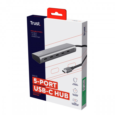 Trust HALYX 5 Portowy USB-C HUB - Galeria zdjęcie 7