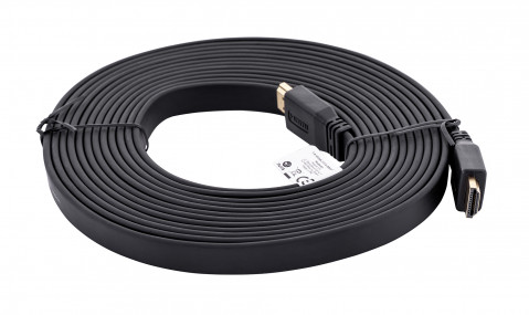 LANBERG KABEL HDMI V2.0 4K M/M 5M FLAT - Galeria zdjęcie 1