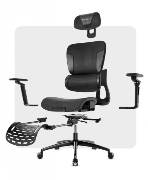 Fotel gamingowy Huzaro Combat 7.9 Black - Galeria zdjęcie 9