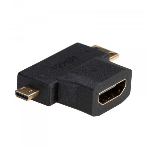 Akyga adapter hdmi f mini hdmi m micro hdmi m ak-ad-23 ak-ad-23 - Galeria zdjęcie 2