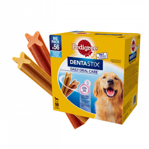 PEDIGREE Dentastix Maxi Big Pack 56 sztuk - przysmak dentystyczny dla psów ras dużych - 8x270 g - Galeria zdjęcie 1