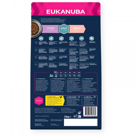 EUKANUBA Adult Kurczak - sucha karma dla kota - 2kg - Galeria zdjęcie 2
