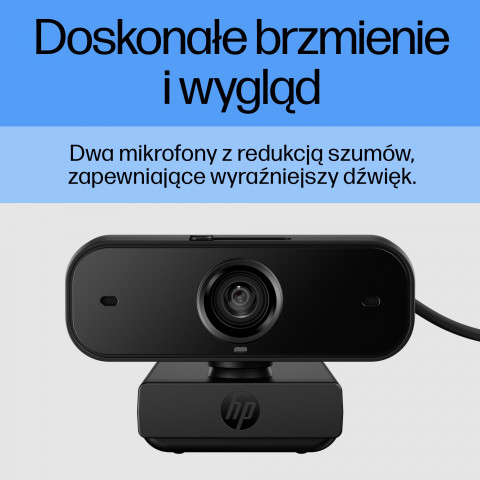 Kamera HP 430 Full HD Webcam USB czarna 77B11AA - Galeria zdjęcie 6