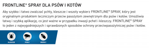 Frontline Spray na pchły i kleszcze - dla psa i kota - 250 ml - Galeria zdjęcie 2