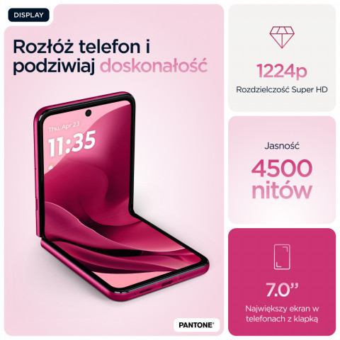 Motorola Razr 60 Ultra 5G 16/512GB Cabaret Pink - Galeria zdjęcie 35