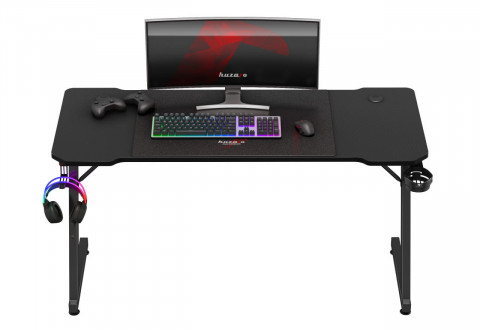 Biurko gamingowe Huzaro Hero 3.3 Black - Galeria zdjęcie 5