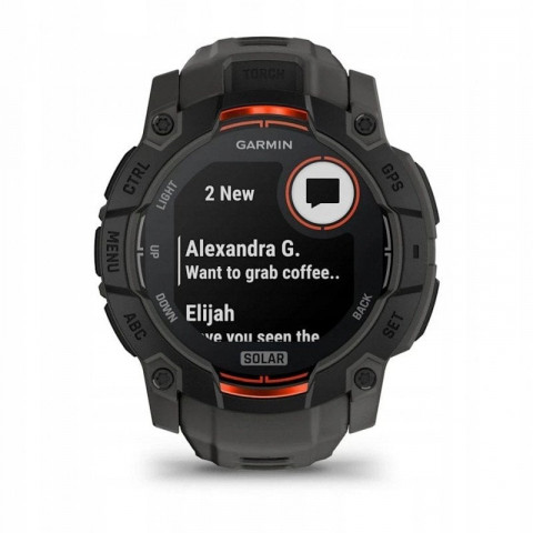 Smartwatch GARMIN Instinct 3 50mm SOLAR Black - Galeria zdjęcie 7