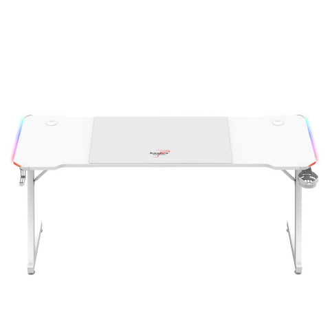 Biurko gamingowe Huzaro Hero 4.8 White RGB - Galeria zdjęcie 5