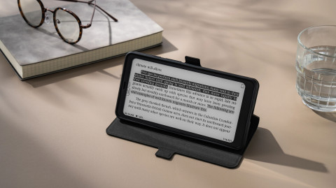 Etui Flip-Fold Cover Case Onyx Palma Dark Grey - Galeria zdjęcie 4