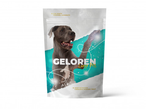 GELOREN Large dog Stawy - żelki dla psa - 420g - Galeria zdjęcie 2